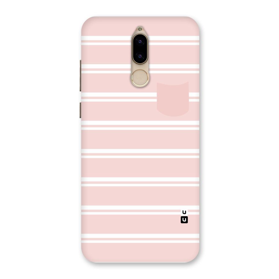 Cute Pocket Striped Back Case for Honor 9i