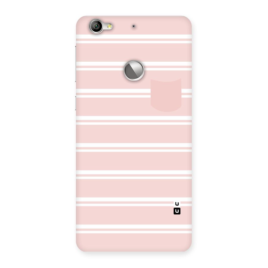 Cute Pocket Striped Back Case for LeTV Le 1s