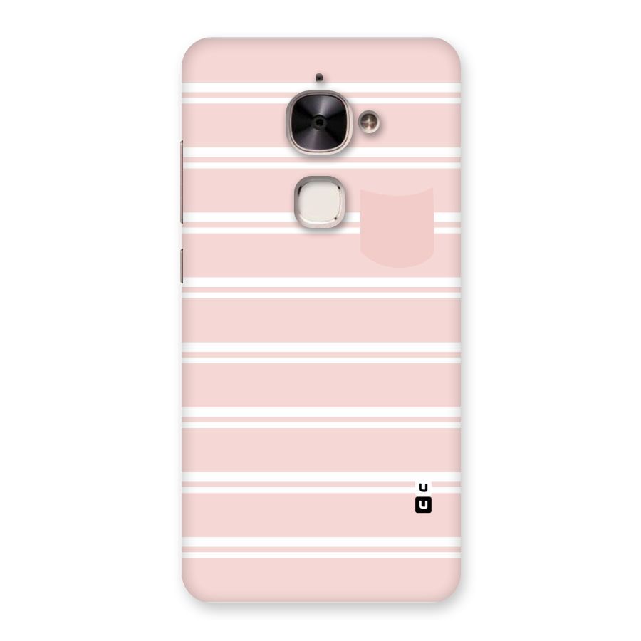 Cute Pocket Striped Back Case for Le 2