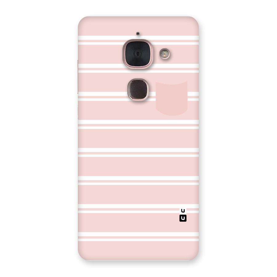 Cute Pocket Striped Back Case for Le Max 2