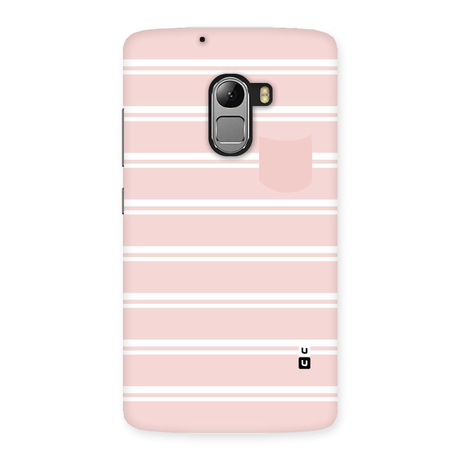 Cute Pocket Striped Back Case for Lenovo K4 Note
