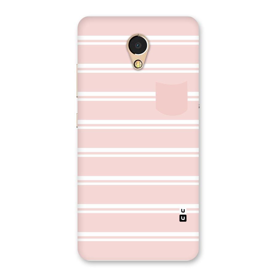 Cute Pocket Striped Back Case for Lenovo P2