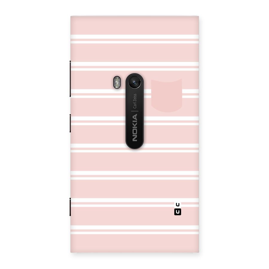 Cute Pocket Striped Back Case for Lumia 920