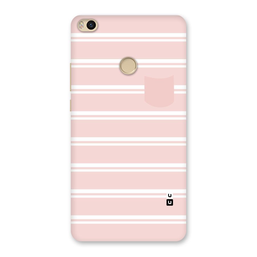 Cute Pocket Striped Back Case for Mi Max 2