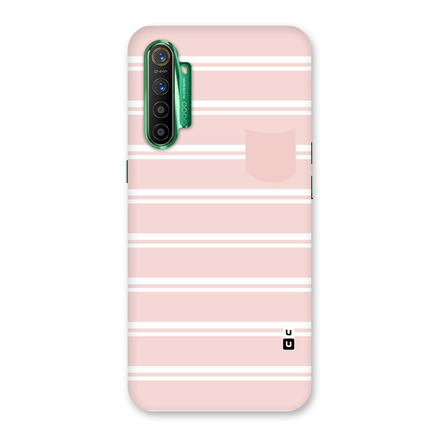 Cute Pocket Striped Back Case for Realme X2