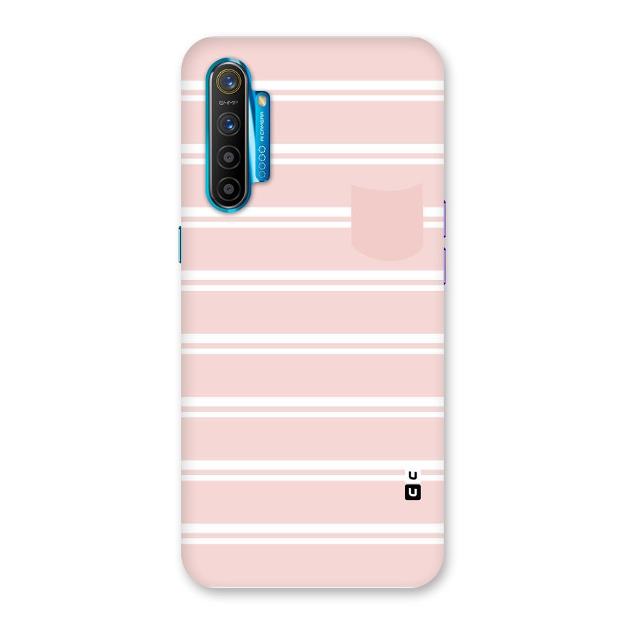Cute Pocket Striped Back Case for Realme XT