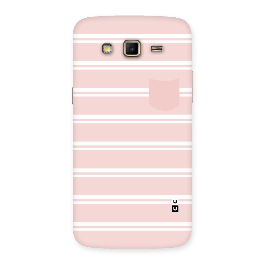 Cute Pocket Striped Back Case for Samsung Galaxy Grand 2
