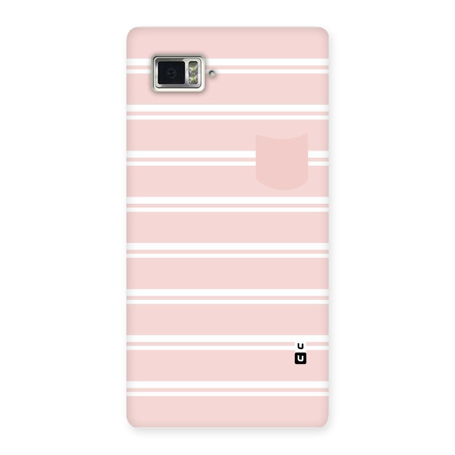 Cute Pocket Striped Back Case for Vibe Z2 Pro K920