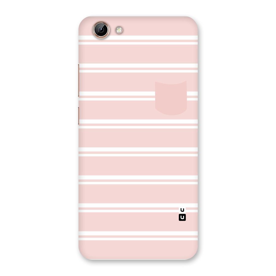 Cute Pocket Striped Back Case for Vivo Y71i