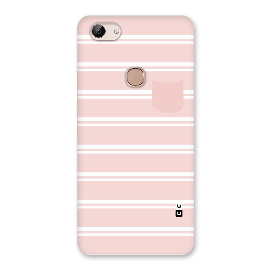Cute Pocket Striped Back Case for Vivo Y83