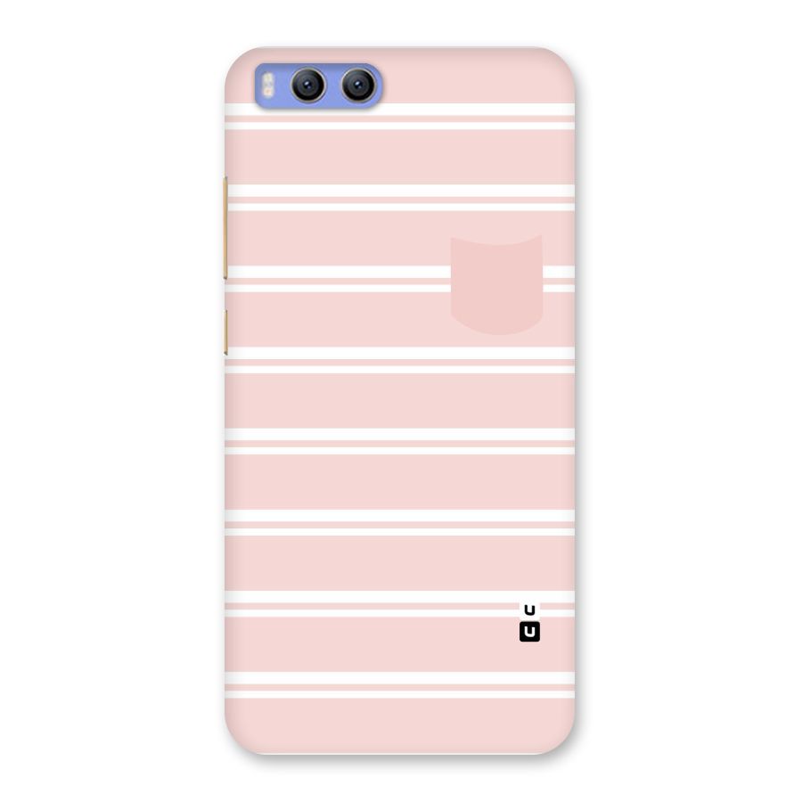 Cute Pocket Striped Back Case for Xiaomi Mi 6