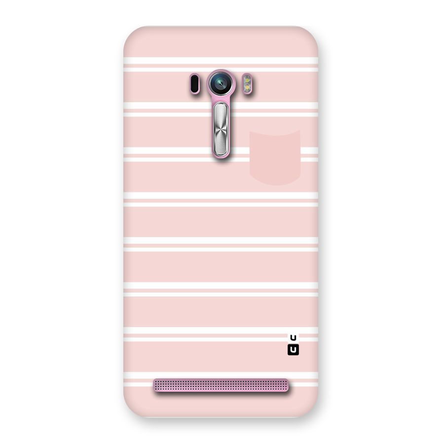 Cute Pocket Striped Back Case for Zenfone Selfie