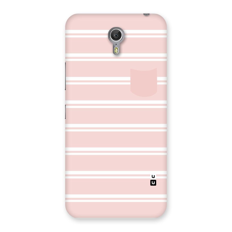 Cute Pocket Striped Back Case for Zuk Z1