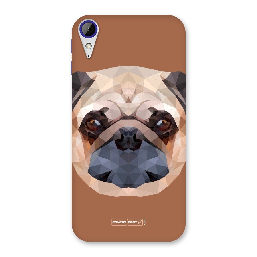 Cute Pug Back Case for Desire 830