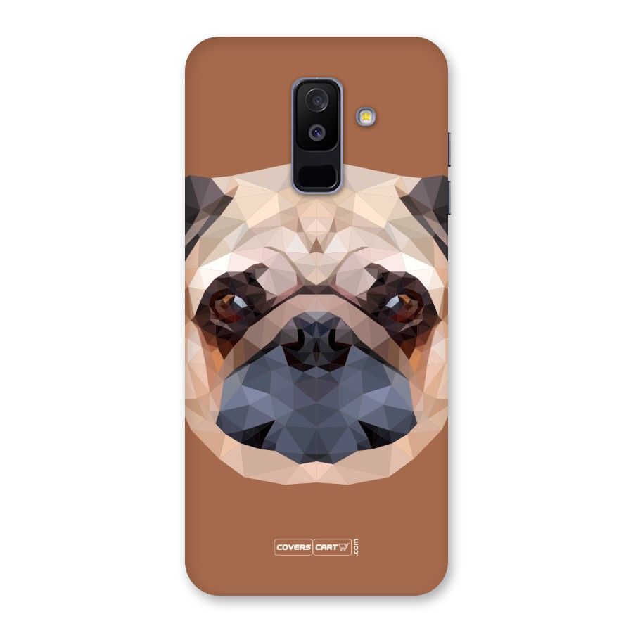 Cute Pug Back Case for Galaxy A6 Plus