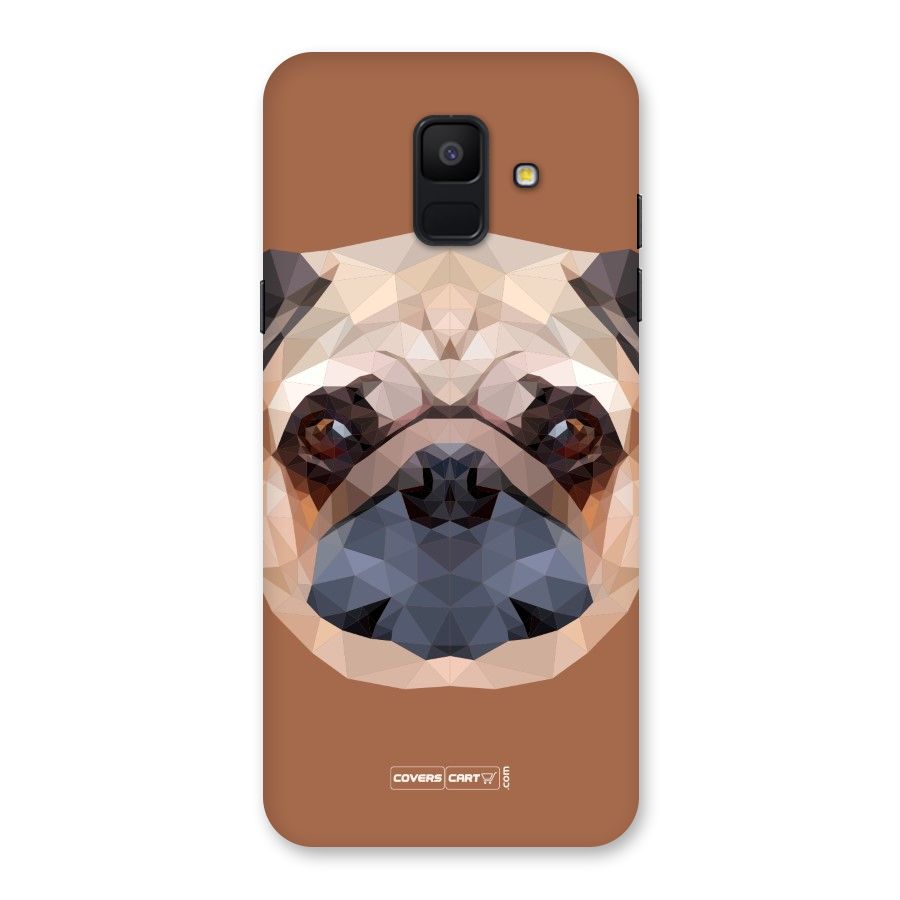Cute Pug Back Case for Galaxy A6 (2018)