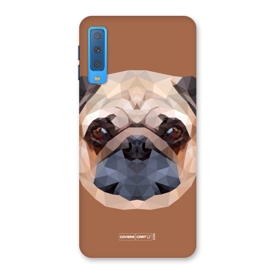 Cute Pug Back Case for Galaxy A7 (2018)