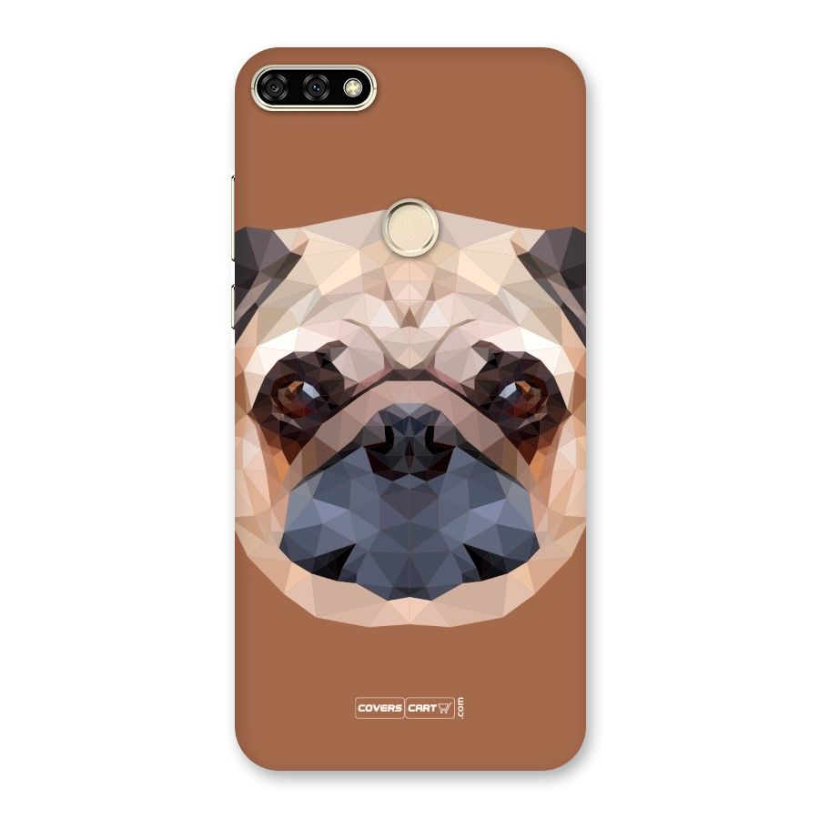 Cute Pug Back Case for Honor 7A