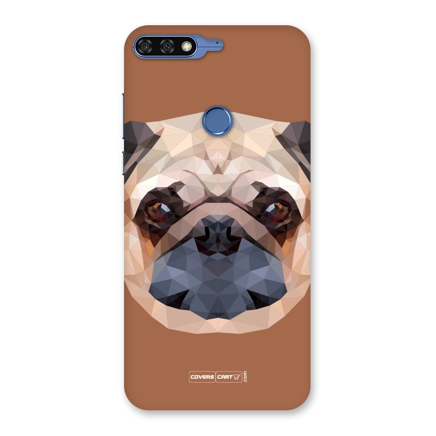Cute Pug Back Case for Honor 7C