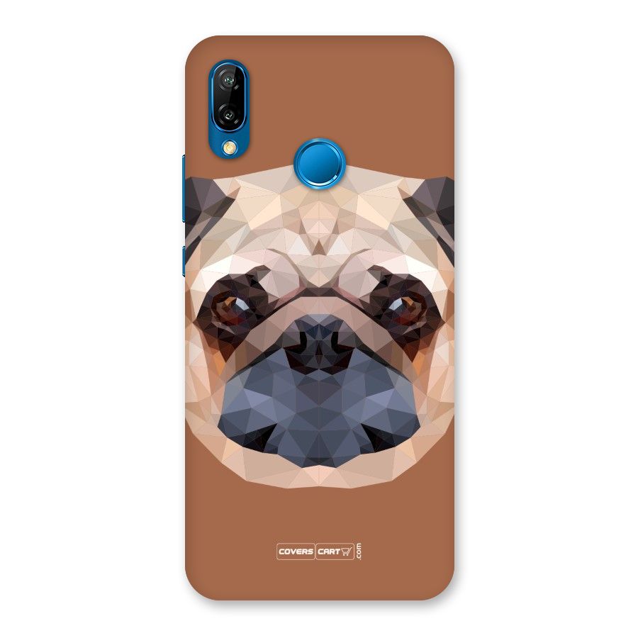 Cute Pug Back Case for Huawei P20 Lite