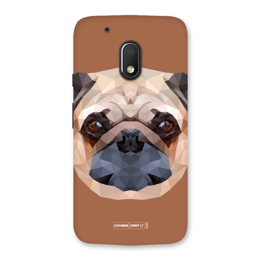 Cute Pug Back Case for Moto G4 Play