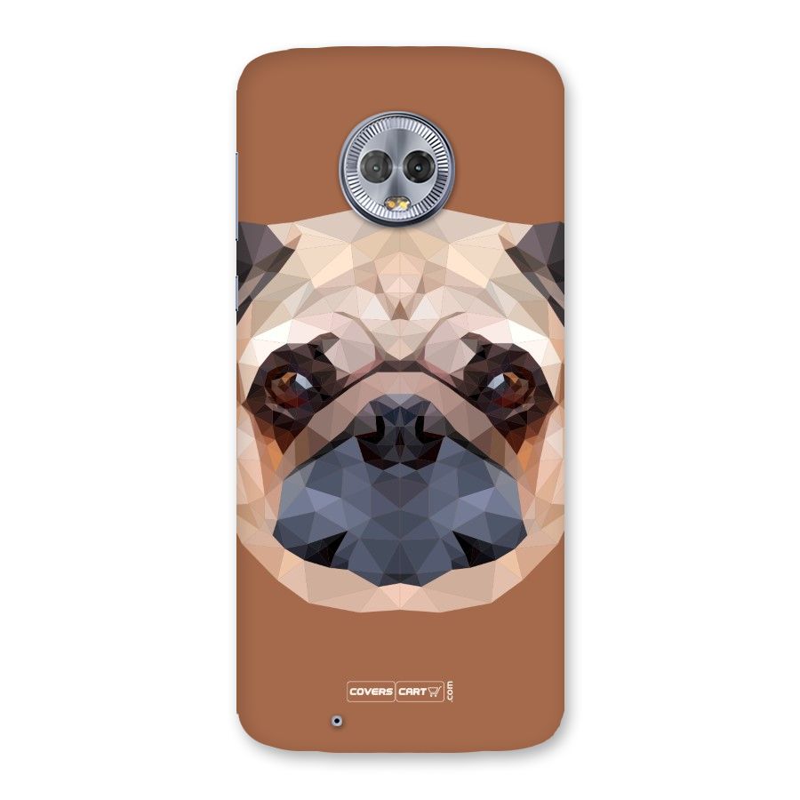 Cute Pug Back Case for Moto G6