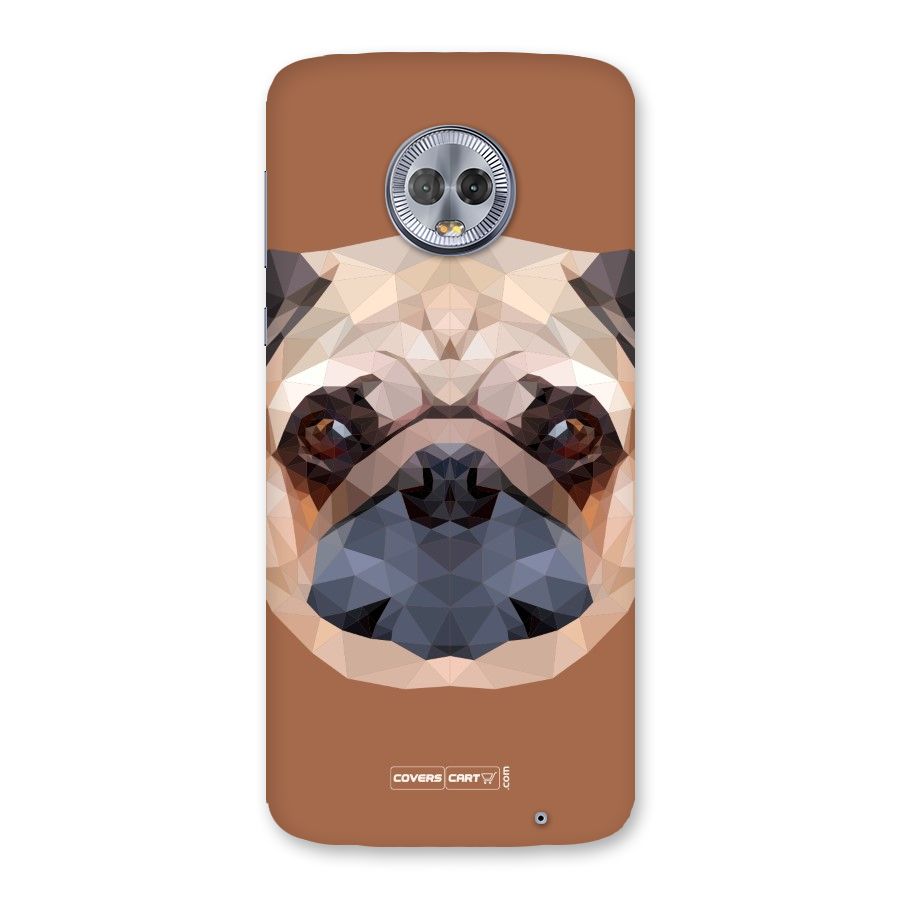 Cute Pug Back Case for Moto G6 Plus
