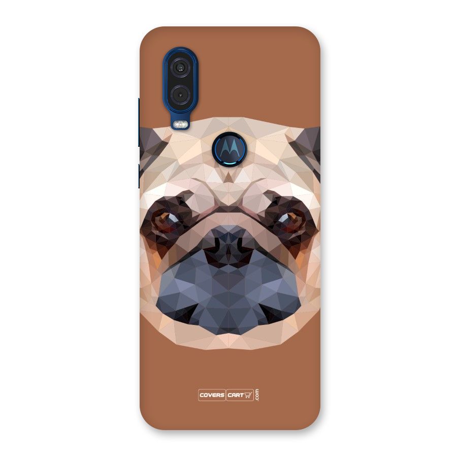 Cute Pug Back Case for Motorola One Vision