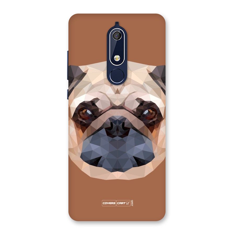 Cute Pug Back Case for Nokia 5.1