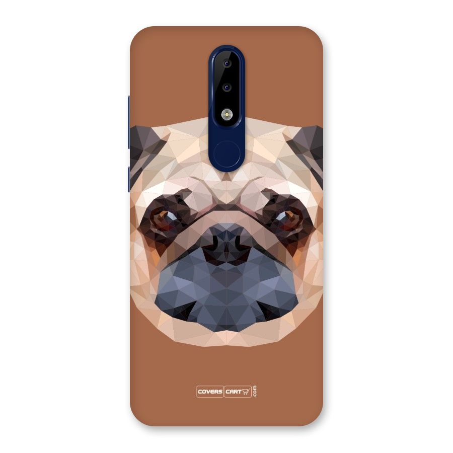 Cute Pug Back Case for Nokia 5.1 Plus