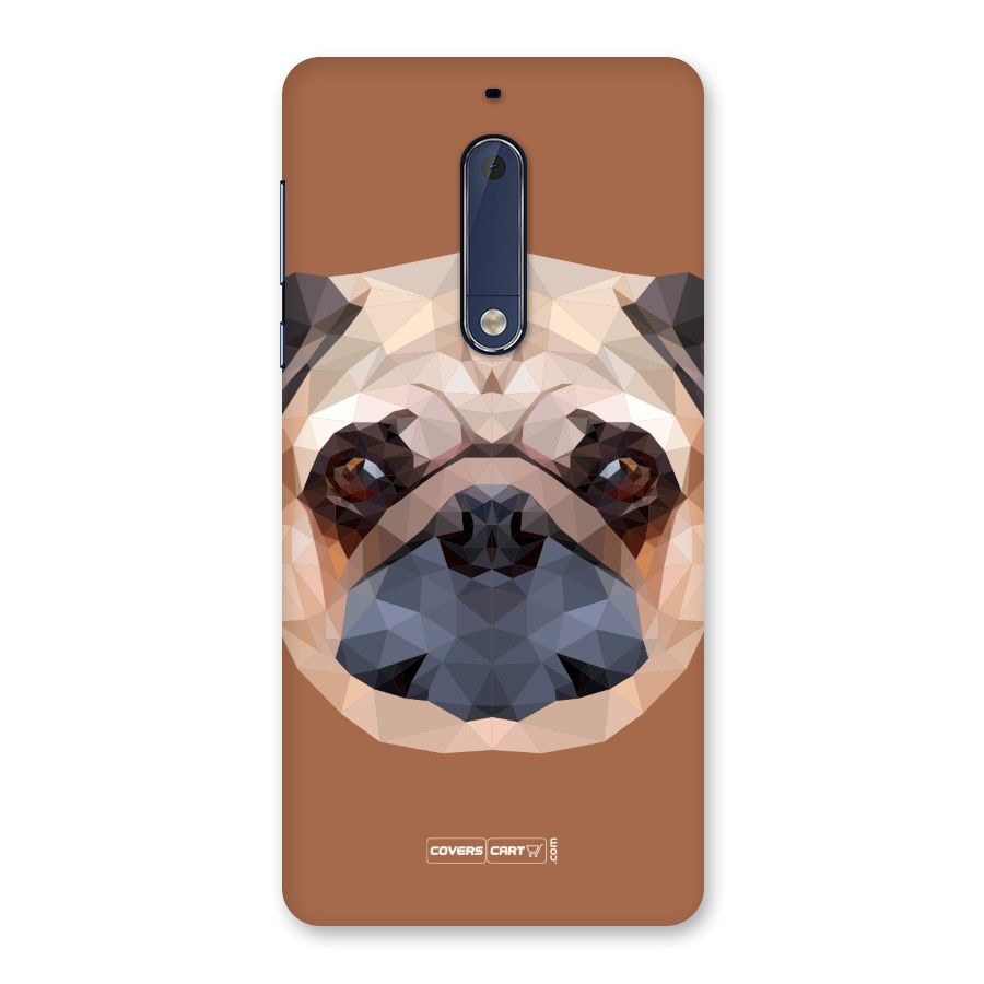 Cute Pug Back Case for Nokia 5