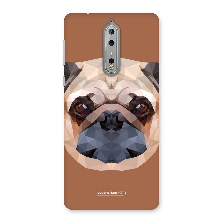 Cute Pug Back Case for Nokia 8