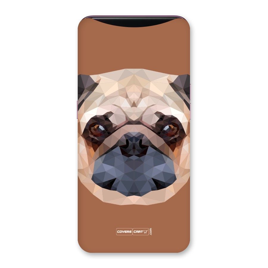 Cute Pug Back Case for Oppo Find X