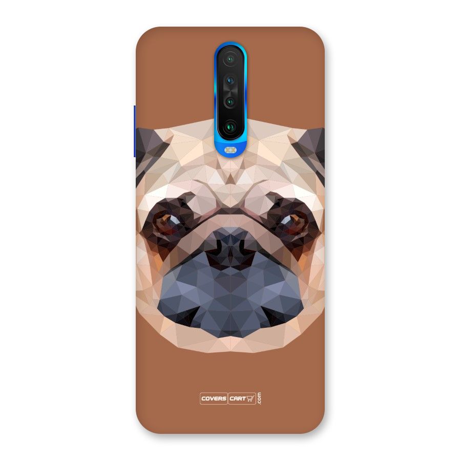 Cute Pug Back Case for Poco X2