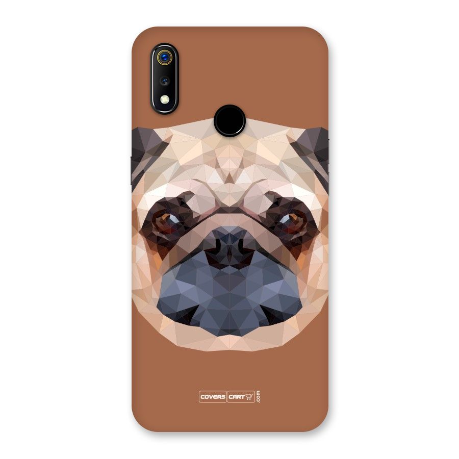 Cute Pug Back Case for Realme 3