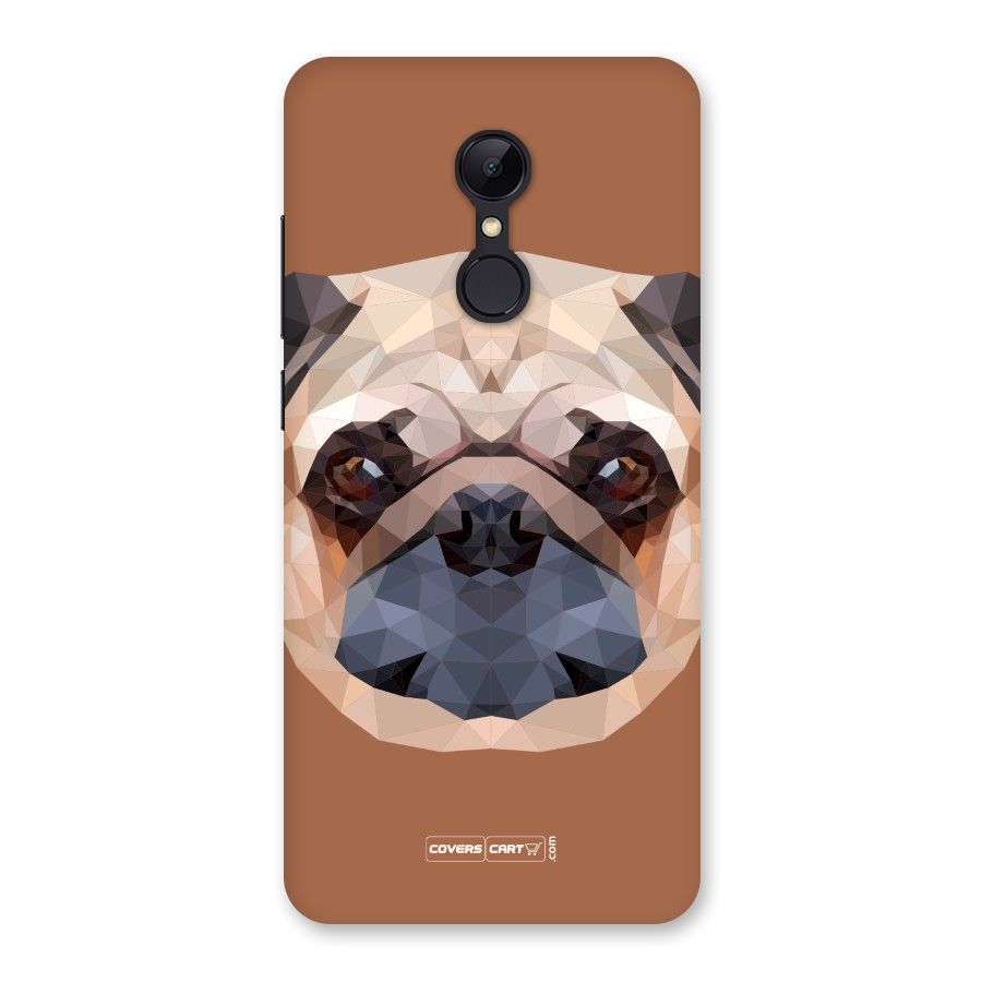 Cute Pug Back Case for Redmi 5
