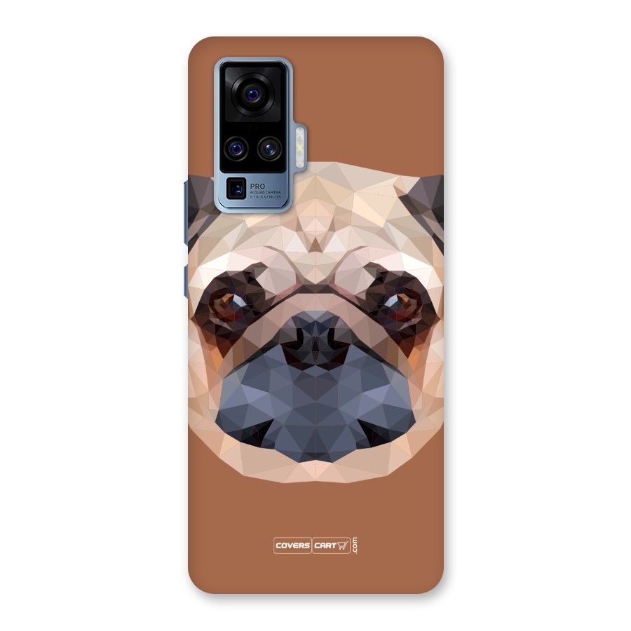 Cute Pug Back Case for Vivo X50 Pro