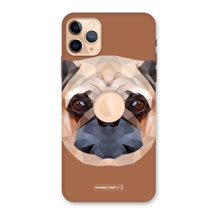 Cute Pug Back Case for iPhone 11 Pro Max Logo Cut