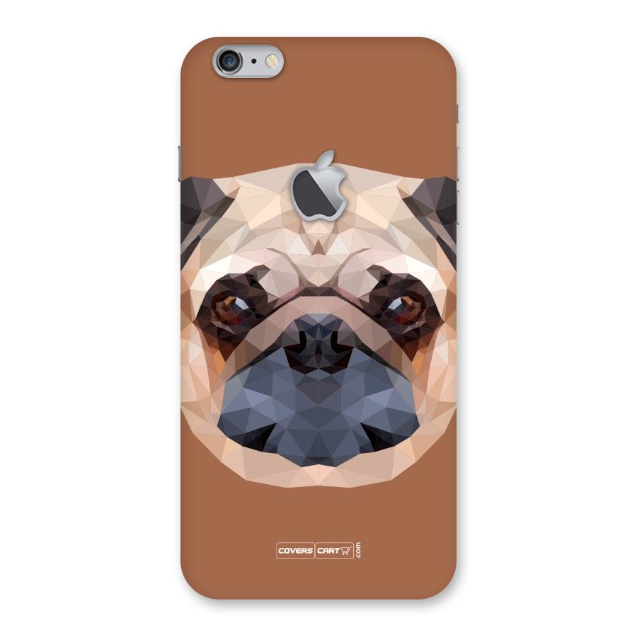 Cute Pug Back Case for iPhone 6 Plus 6S Plus Logo Cut