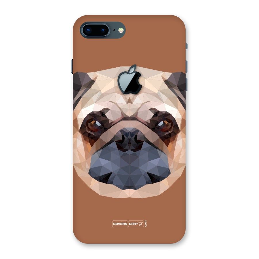 Cute Pug Back Case for iPhone 7 Plus Apple Cut