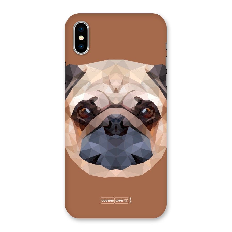Cute Pug Back Case for iPhone XS