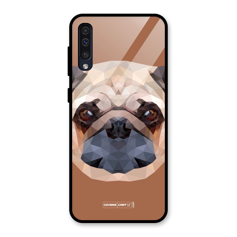 Cute Pug Glass Back Case for Galaxy A30s