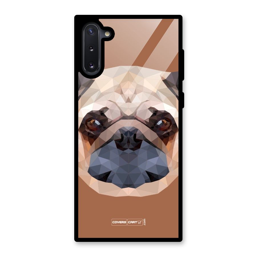 Cute Pug Glass Back Case for Galaxy Note 10
