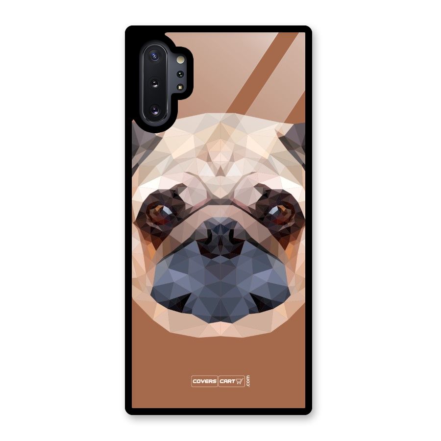 Cute Pug Glass Back Case for Galaxy Note 10 Plus