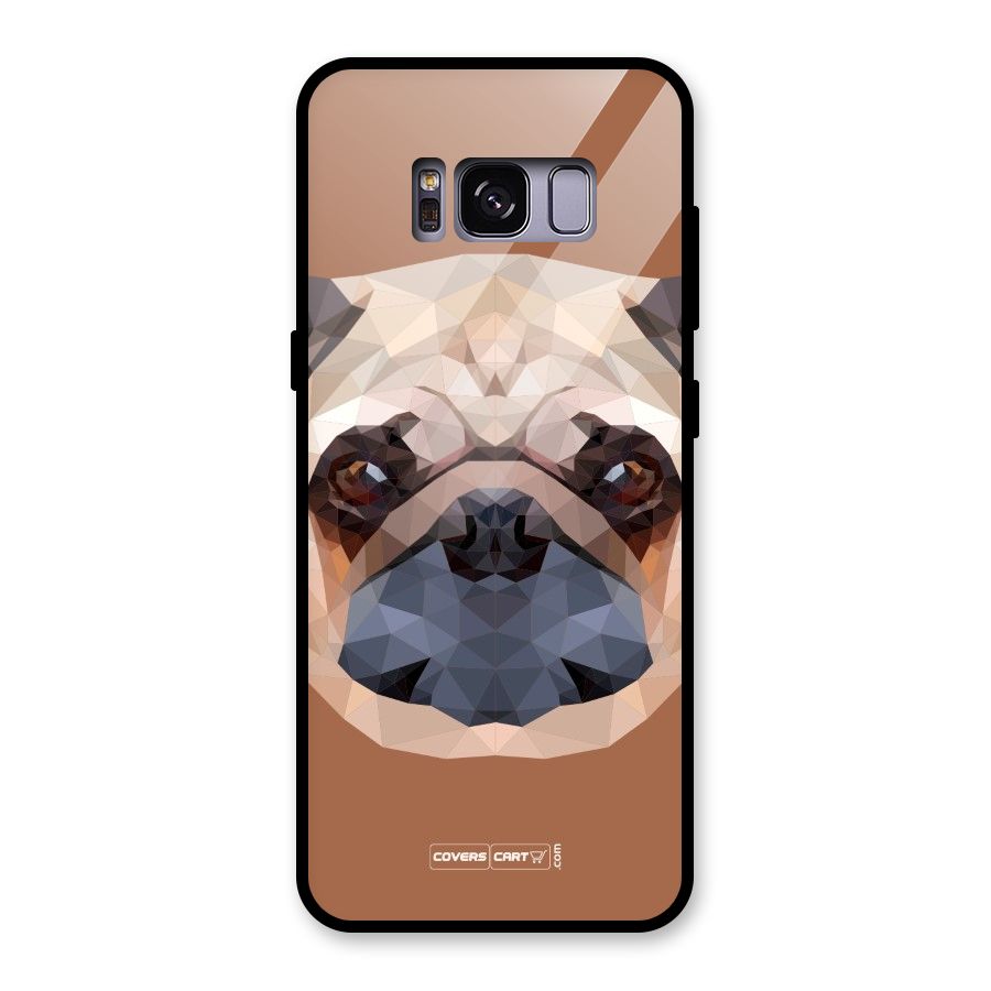 Cute Pug Glass Back Case for Galaxy S8
