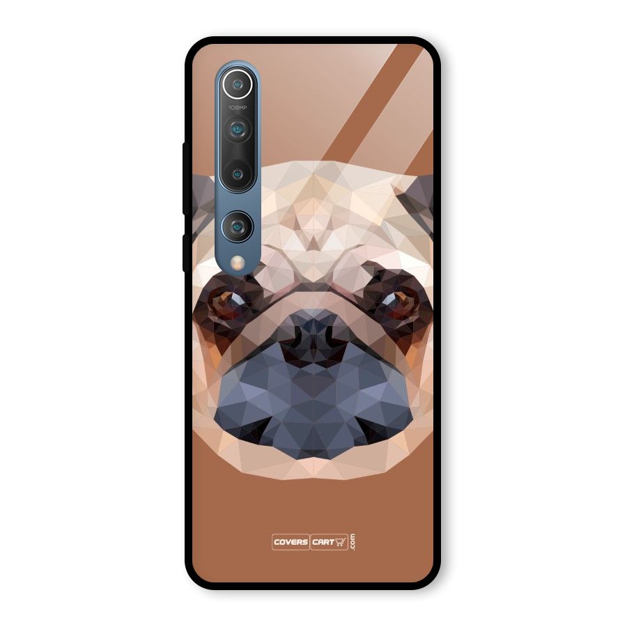 Cute Pug Glass Back Case for Mi 10