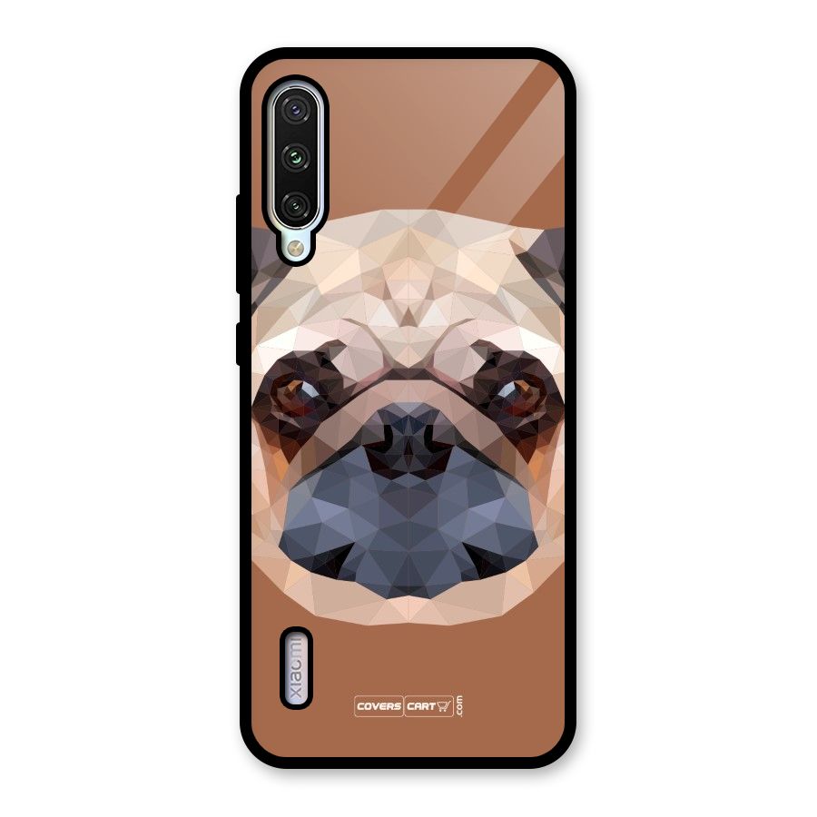 Cute Pug Glass Back Case for Mi A3