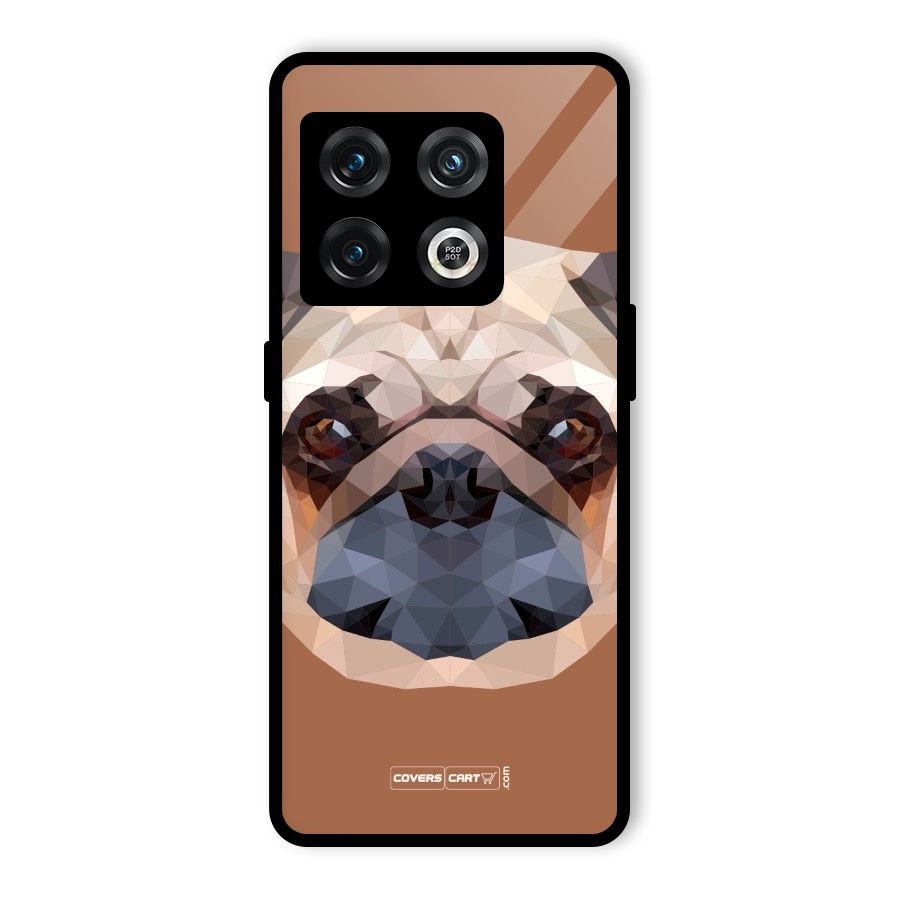 Cute Pug Glass Back Case for OnePlus 10 Pro 5G