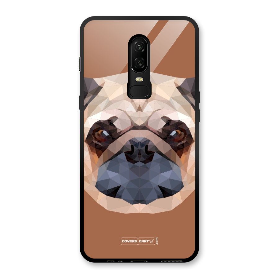 Cute Pug Glass Back Case for OnePlus 6