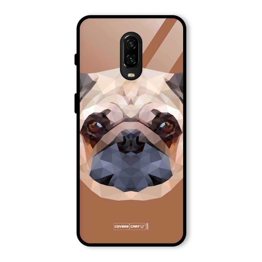Cute Pug Glass Back Case for OnePlus 6T
